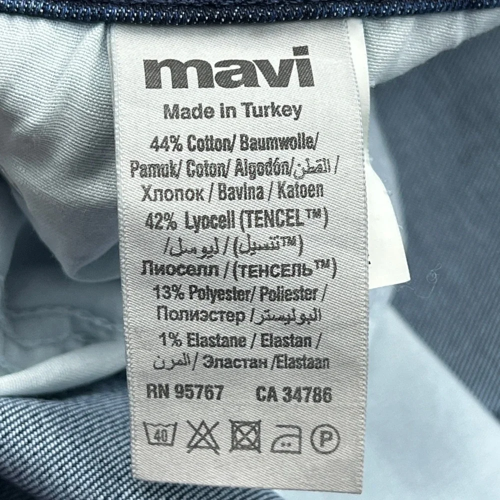 Mavi Steve Jeans‎ Men's 34x32* Blue Athletic Fit Dark Wash Stretch Denim Comfort